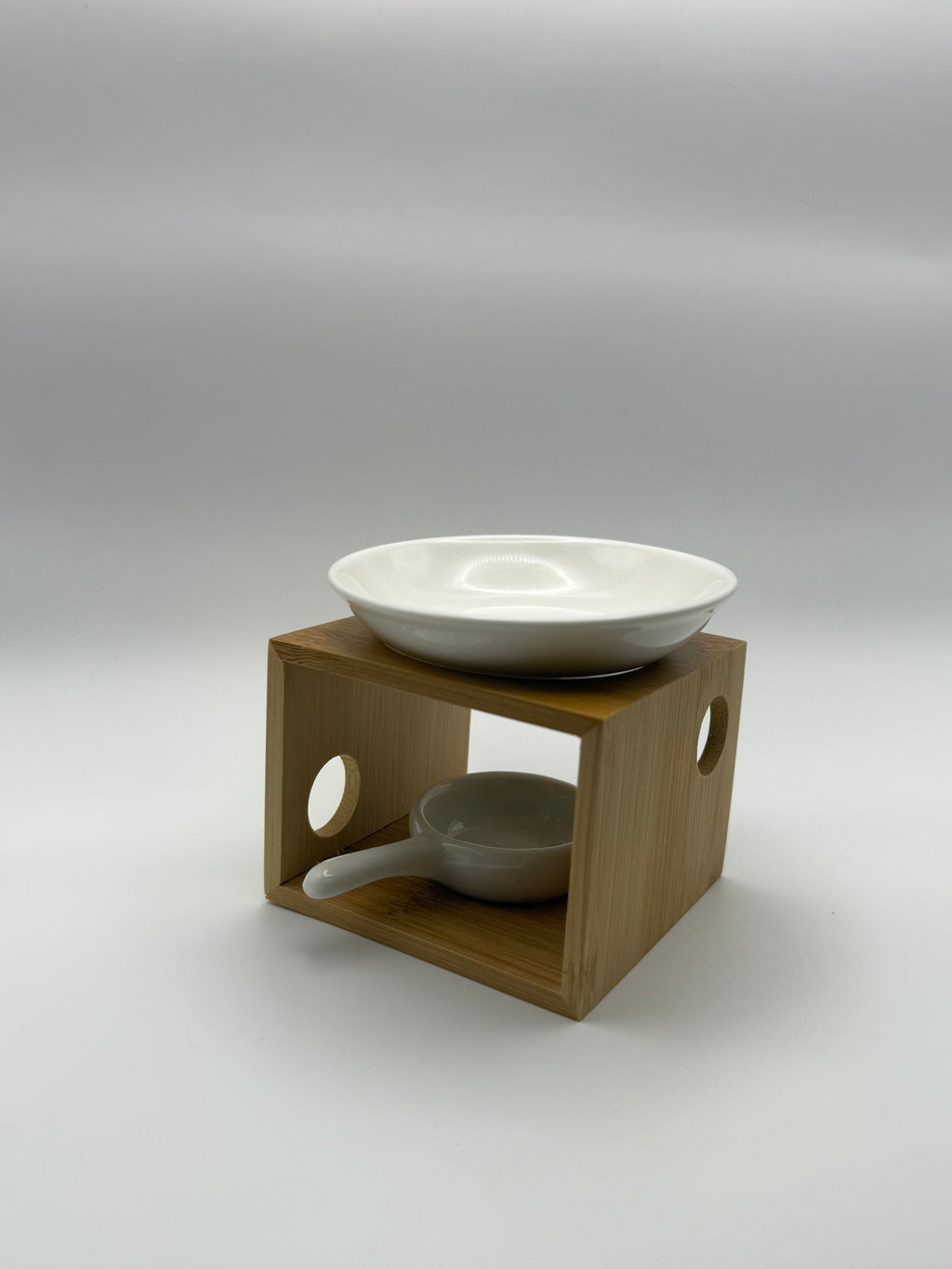 Bamboo& Ceramic Wax Melt Burner