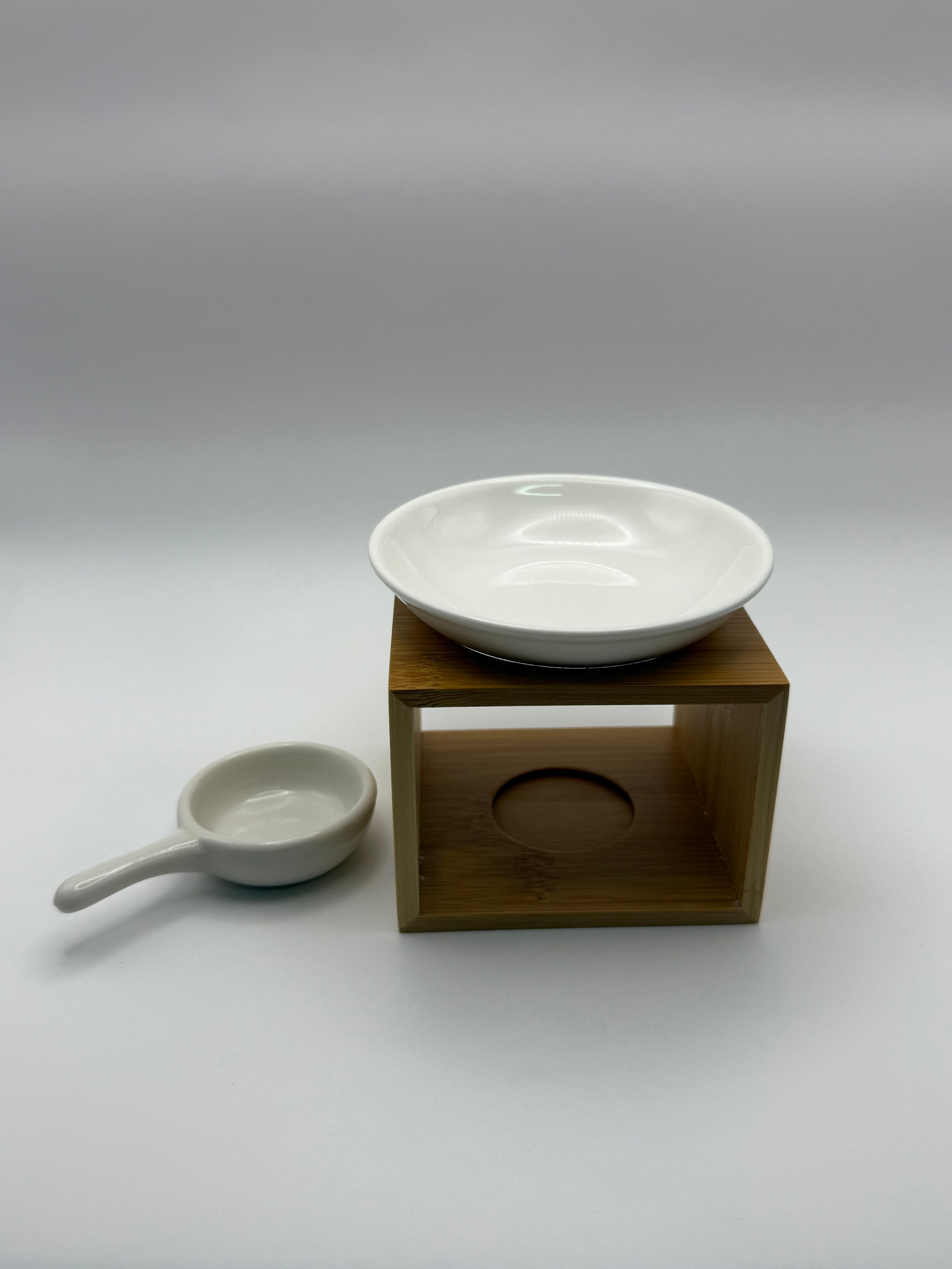 Bamboo& Ceramic Wax Melt Burner